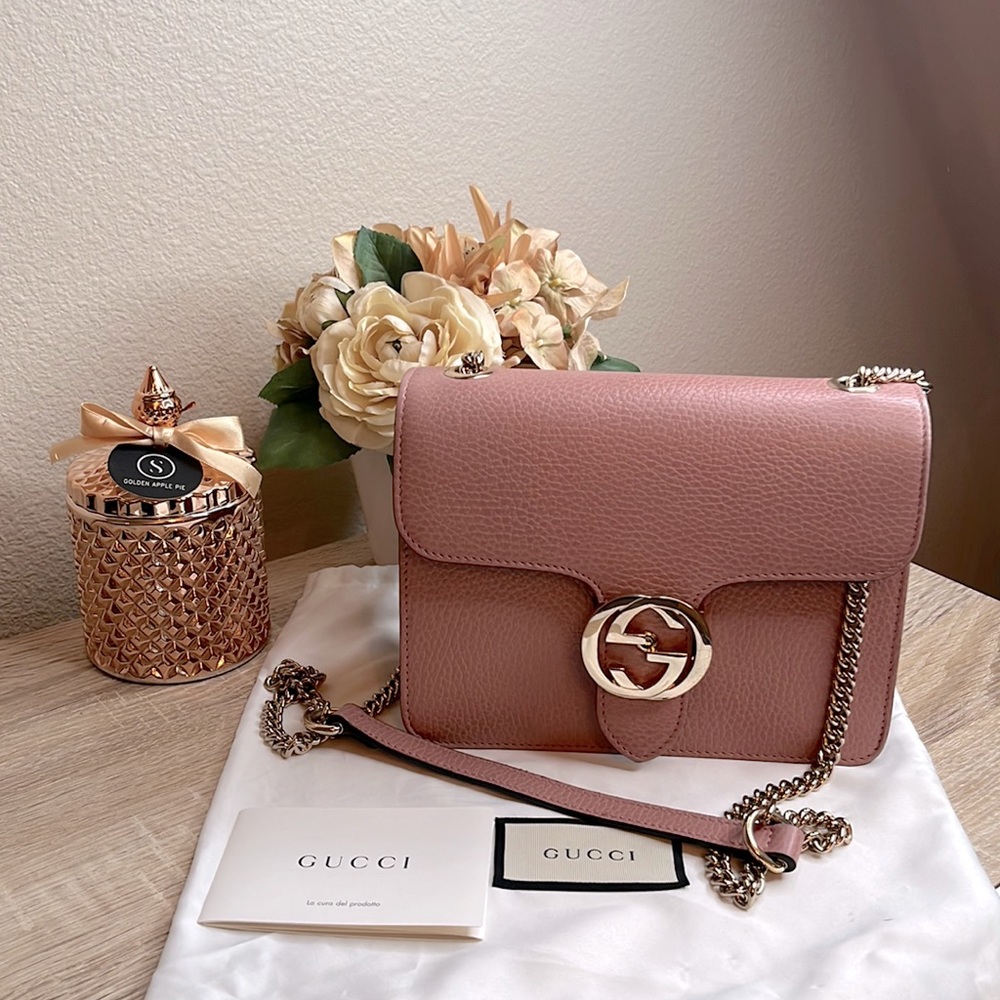 Gucci pink crossbody bag